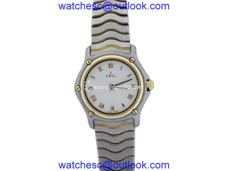 Ebel Sport Wave 18K Gold and Stainless 22mm Watch Ebel