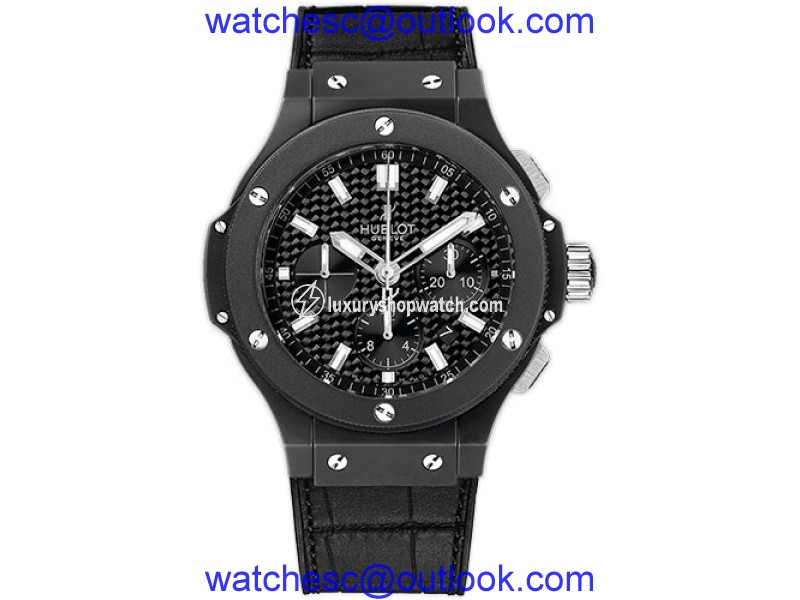 Hublot Big Bang Evolution 301.CI.1770.GR Black Ceramic with Carbon Fiber Dial 44.5mm Mens Watch Hublot