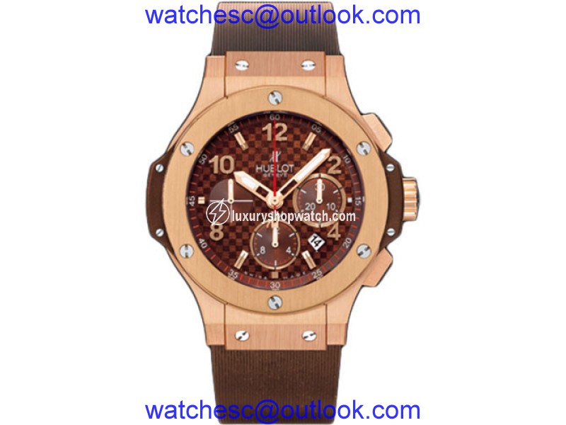 Hublot Big Bang 301.PC.1007.RX 18K Rose Gold & Rubber 44mm Mens Watch Hublot