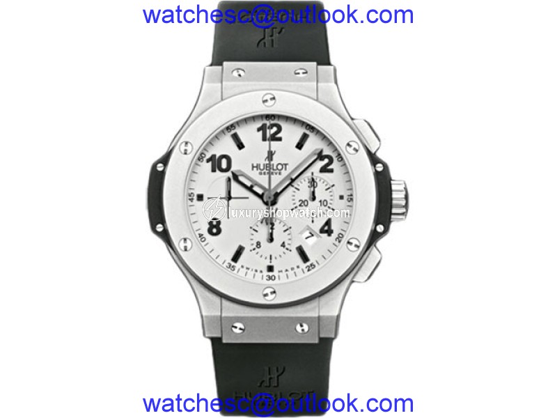 Hublot Big Bang 301.TI.450.RX Platinum & Rubber 44mm Mens Watch Hublot