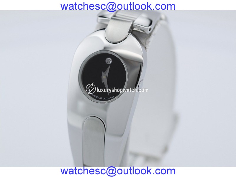 Movado Tiema Museum Stainless Steel Timepiece Womens Watch Movado