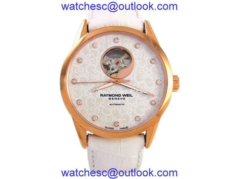 Raymond Weil Freelancer 2750-PC5-30081 Rose Gold-Tone Stainless Steel 38mm Watch Raymond Weil