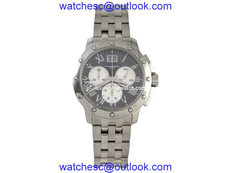Raymond Weil Tango 4899-ST-00668 Stainless Steel Chronograph 40mm Watch Raymond Weil