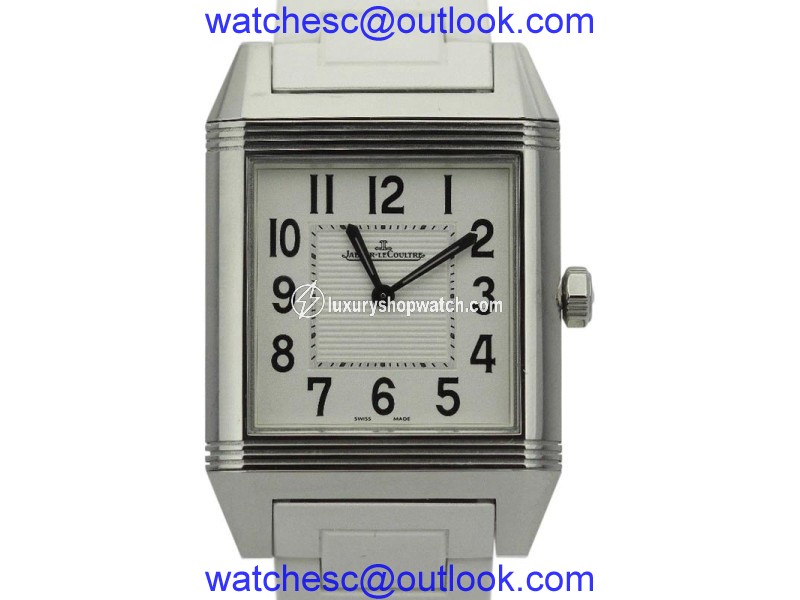 Jaeger LeCoultre Reverso Squadra Q7068720 Stainless Steel & Rubber Quartz 31mm Womens Watch Jaeger LeCoultre