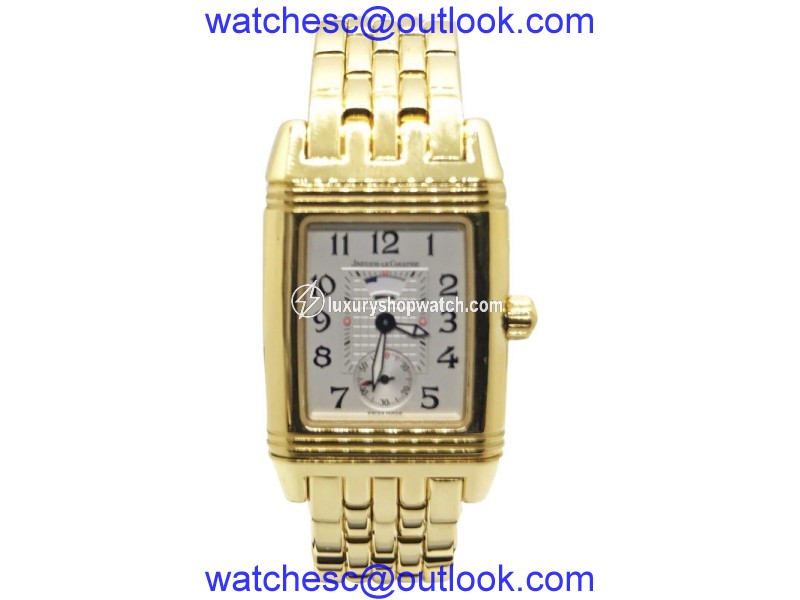 Jaeger LeCoultre Reverso Sport Duetto 296.1.74 18K Yellow Gold 23.5mm Womens Watch Jaeger-LeCoultre