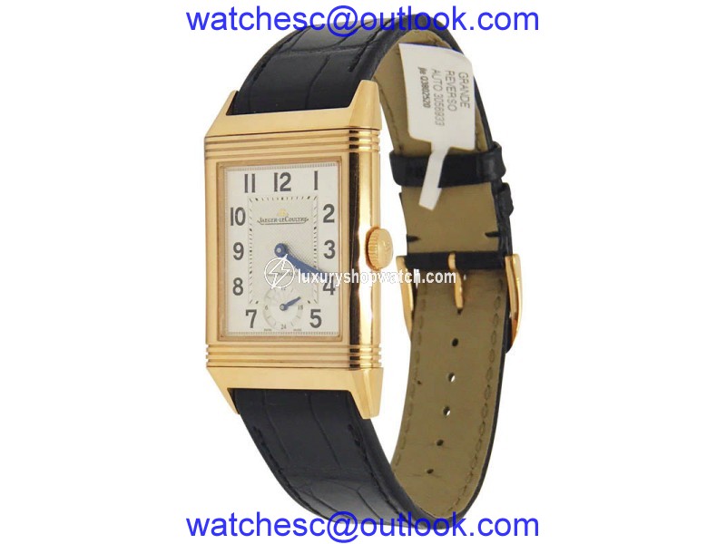Jaeger LeCoultre Grande Reverso Automatic 18K Rose Gold Q3802520 Unworn Jaeger-LeCoultre