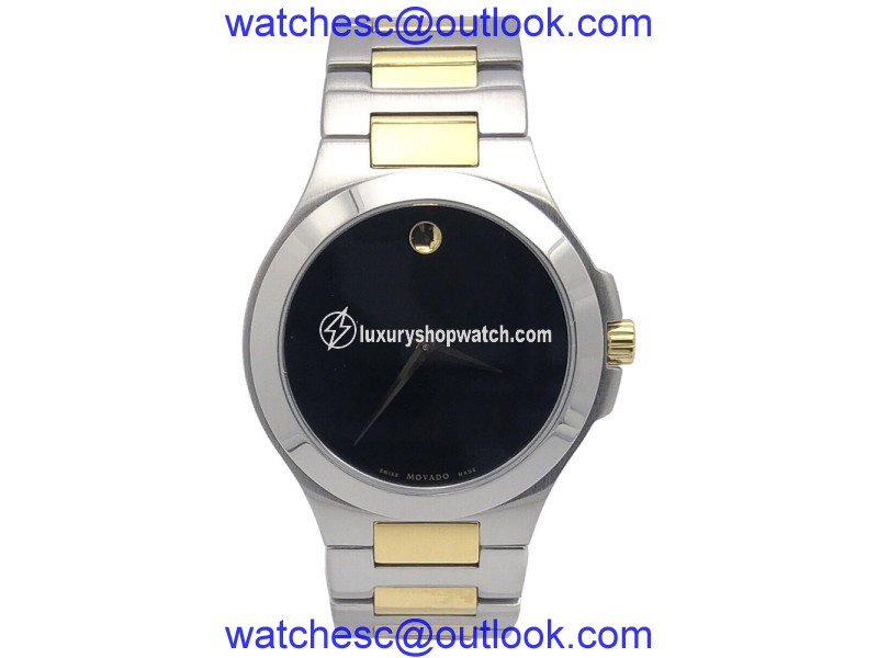Movado Museum 01.1.20.1036 Stainless Steel and Gold Plate 40mm Mens Watch Movado