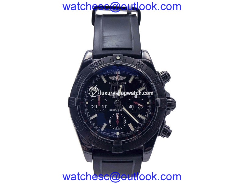 Breitling Blackbird M44359 Stainless Steel & Rubber Automatic 44mm Mens Watch Breitling