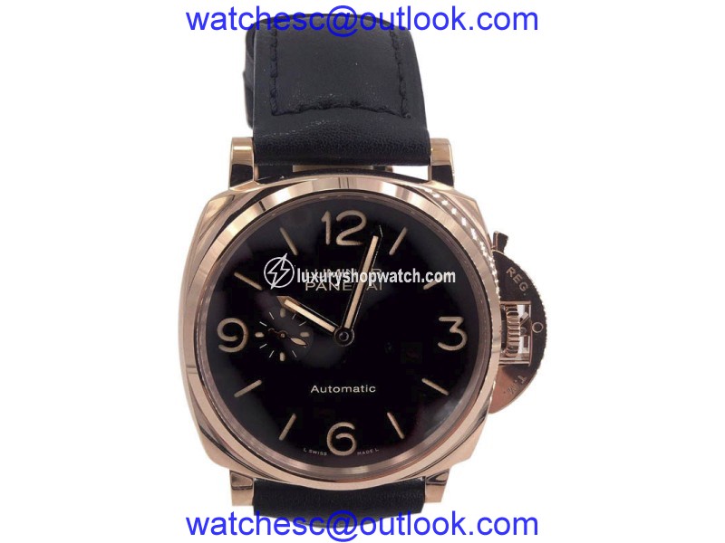 Panerai Luminor DUE PAM675 18K Rose Gold Ardoise Dial 45mm Mens Watch Panerai