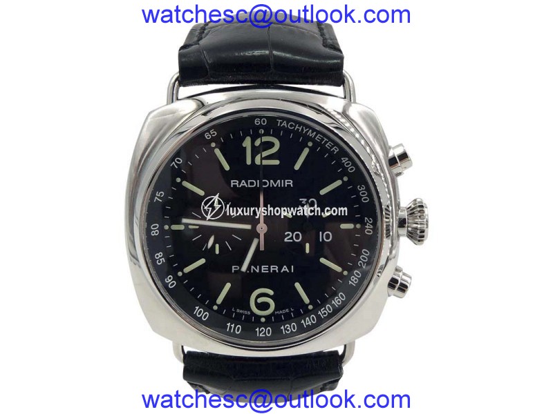 Panerai Radiomir PAM 204 Stainless Steel Chronograph Limited Edition 42mm Mens Watch Panerai