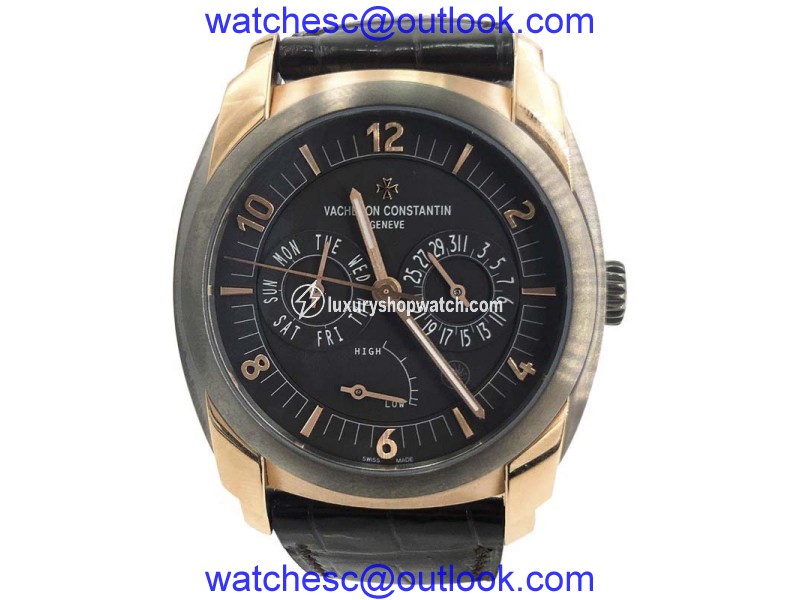 Vacheron Constantin Quai De L'ile 85050/000R-I022I 18K Rose Gold & Titanium Automatic 41mm Mens Watch Vacheron Constantin