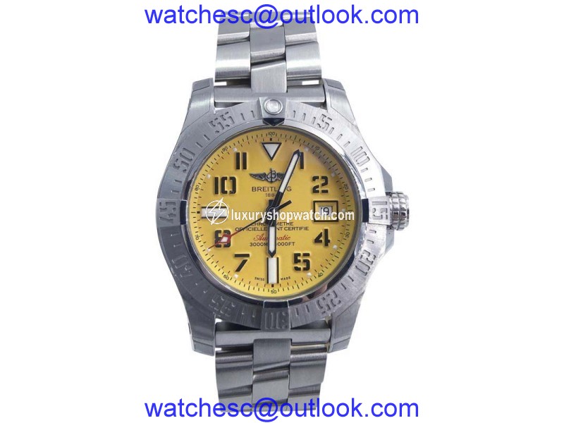 Breitling Avenger Seawolf II A1733110 Stainless Steel Automatic 44mm Mens Watch Breitling
