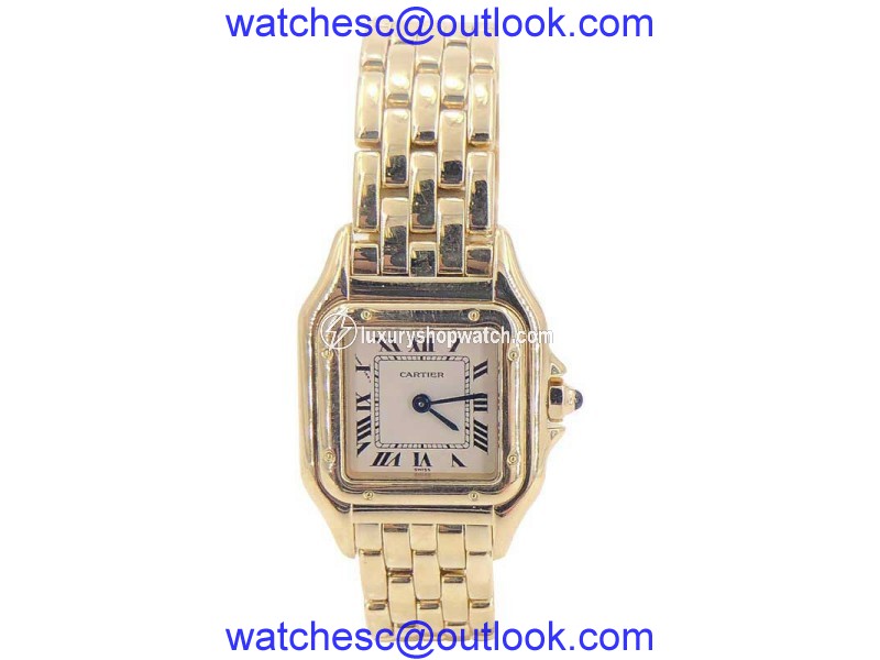 Cartier W25014B9 18K Yellow Gold Quartz 28mm Womens Watch Cartier