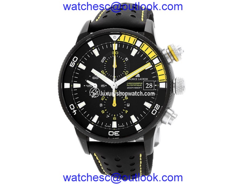 Maurice Lacroix Pontos PT6009 PVD 48mm Mens Watch| Maurice Lacroix