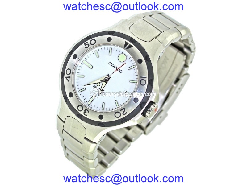 Movado 84 C2 1895 Stainless Steel with White Dial 38mm Mens Watch Movado