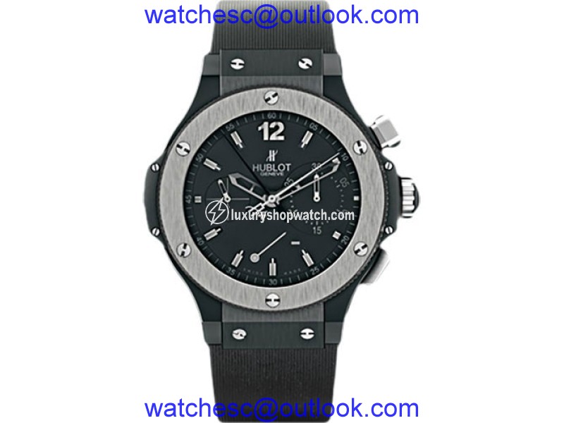 Hublot Big Bang Black Ceramic & Rubber with Black Dial 44mm Mens Watch Hublot