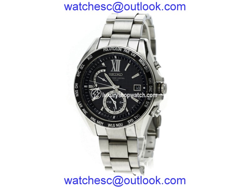 Seiko Brights SAGA099/8B54-OAGO Titanium Quartz 41mm Mens Watch Seiko
