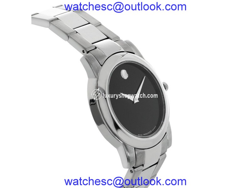 Movado 0605746 Junior Sport Black Museum Dial Swiss Quartz Watch Movado