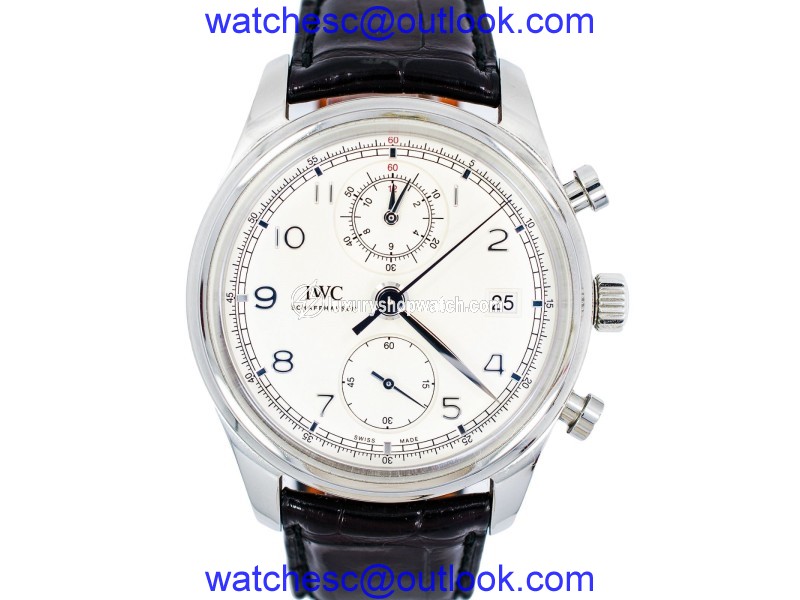 IWC Schaffhausen IW390403 White Dial Stainless Automatic Power Reserve Men's IWC Schaffhausen