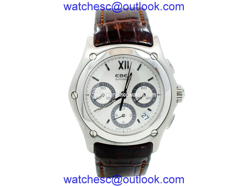 Ebel E9126F41 Silver Dial Stainless Steel Automatic 40mm Watch Ebel