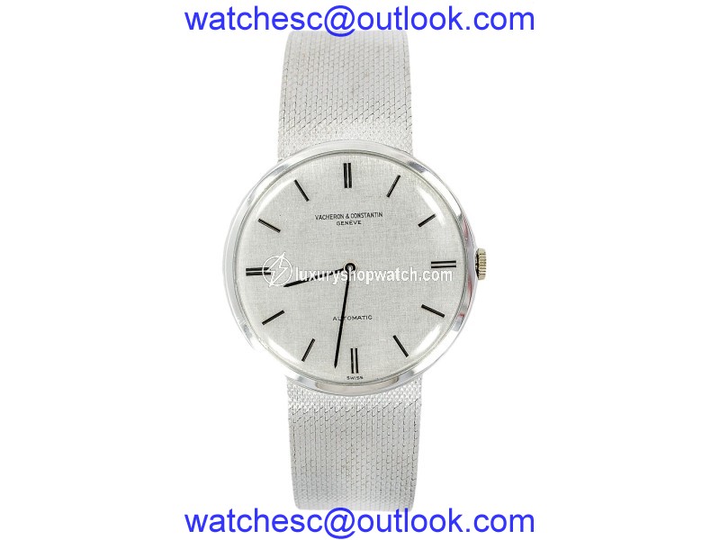 Vintage Vacheron & Constatin 446196 18K White Gold Automatic Mens Watch Vacheron Constantin