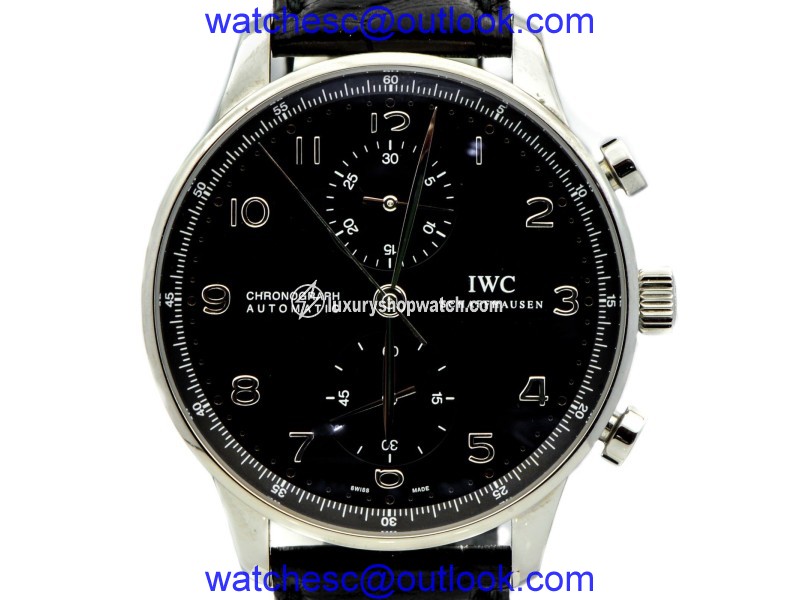 IWC Schaffhausen Ref. IW3714 Portuguese Automatic Chronograph Mens 41mm Watch IWC