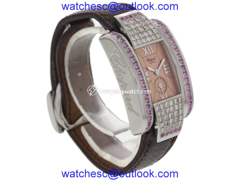 Chopard 8357 La Strada Stainless Steel & Custom Diamonds Womens Watch Chopard
