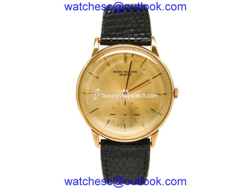 Vintage Patek Philippe Calatrava 18K Manual Winding Vintage Mens Watch Patek Philippe