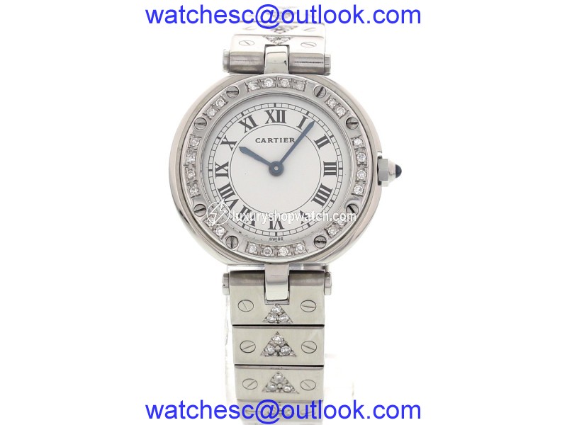 Cartier Santos Ronde Stainless Steel Womens Watch Cartier