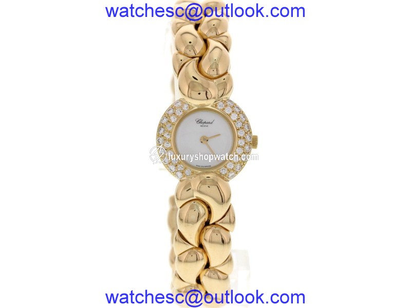 Chopard Casmir 18K Yellow Gold & Diamond Bangle Watch Chopard