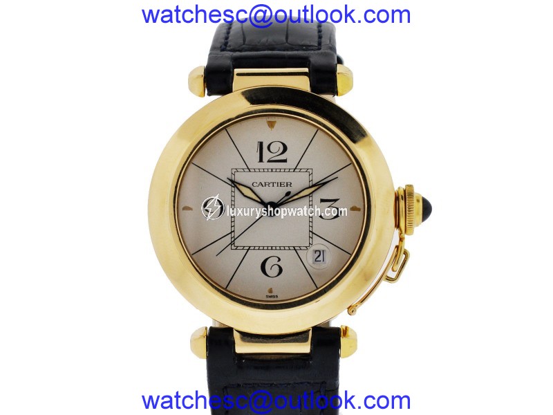 Cartier Pasha 18K Yellow Gold Automatic 38mm Womens Watch Cartier