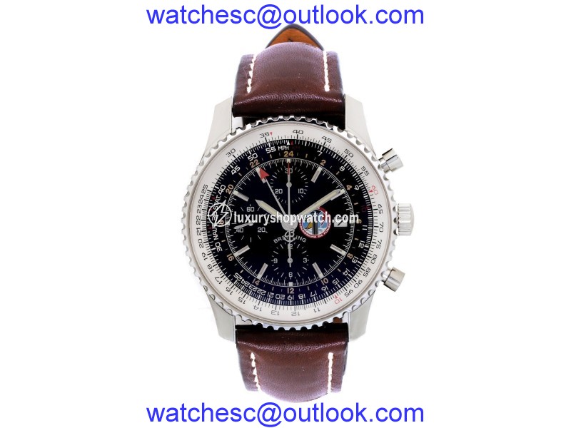 Breitling Navitimer A24322 Stainless Steel & Black Dial Automatic 48mm Mens Watch Breitling