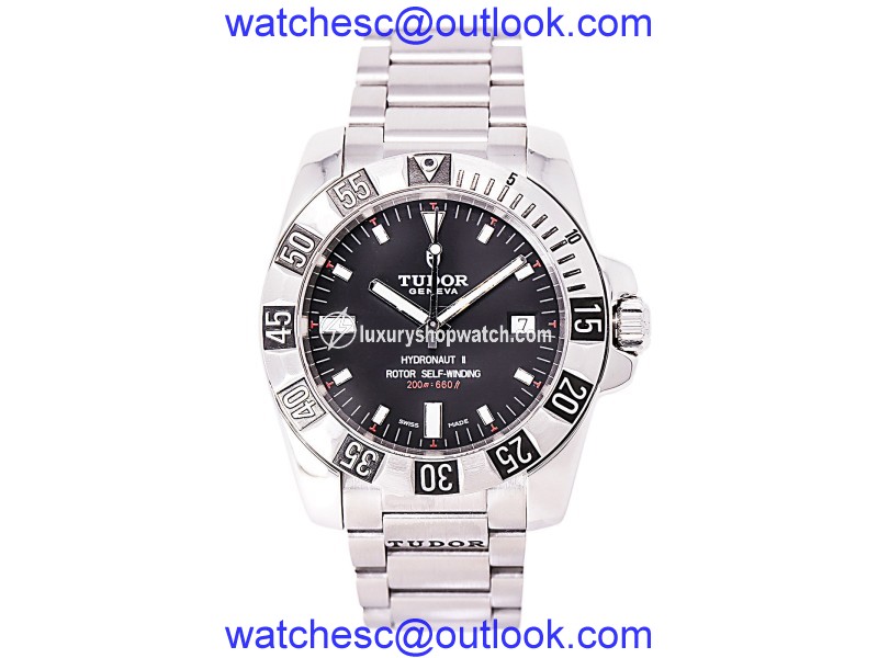 Tudor Hydronaut II 20040 Automatic Stainless Steel Black Dial 40mm Mens Watch Tudor