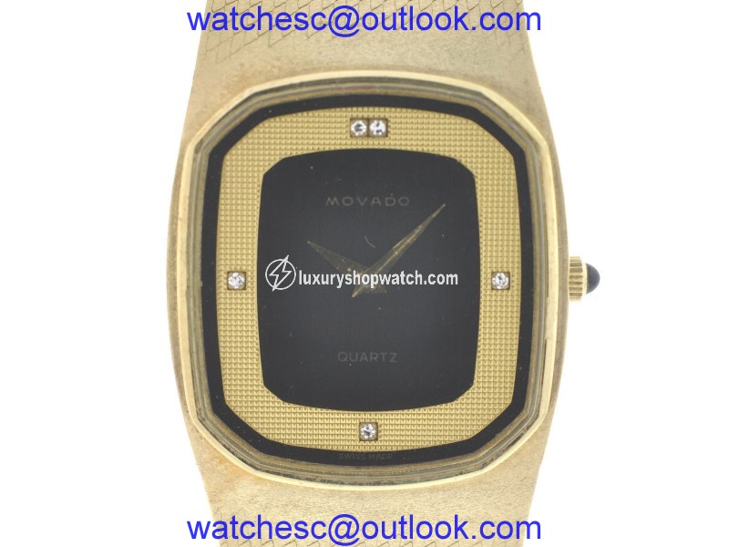 Movado 14K Yellow Gold Quartz 30mm Unisex Vintage Watch Movado