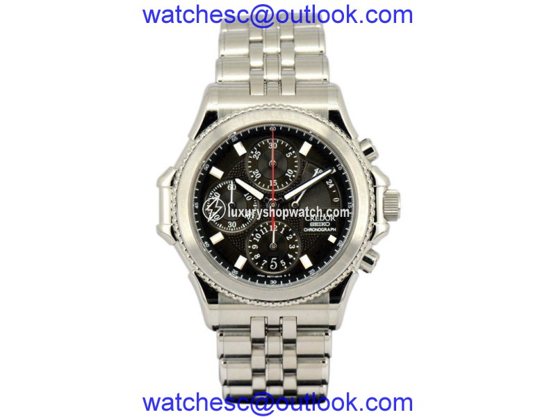 Seiko Credor Pacifique GCBK999 Stainless Steel Automatic 42mm Mens Watch Seiko