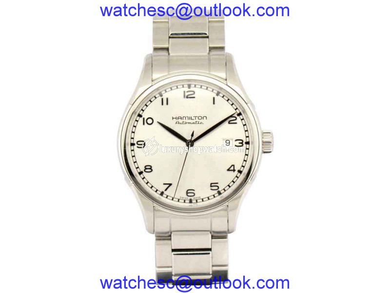 Hamilton Jazzmaster H395150 Stainless Steel & Silver Dial Automatic 40mm Mens Watch HAMILTON