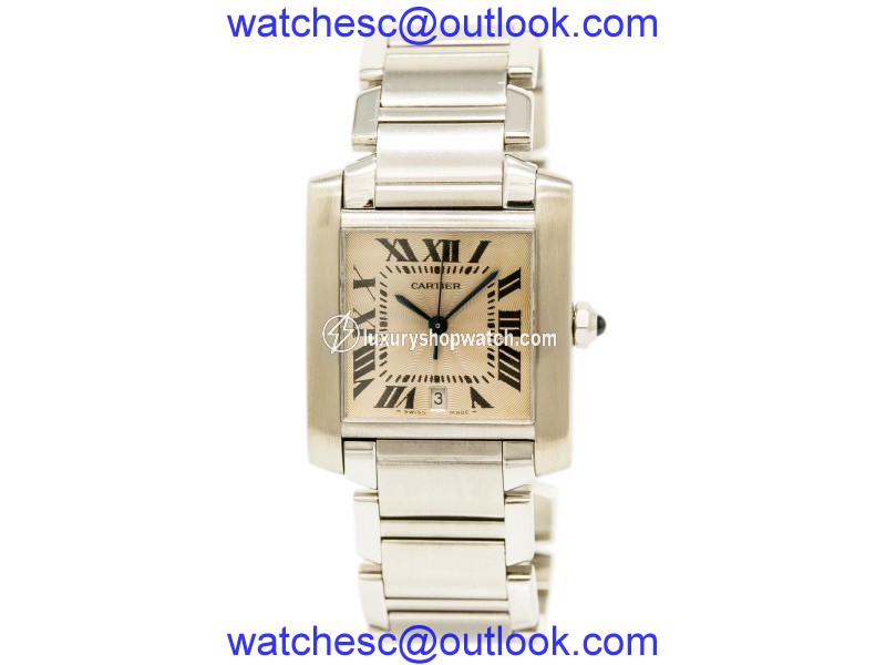 Cartier Tank Francaise 2302 Stainless Steel Automatic 28mm Unisex Watch Cartier