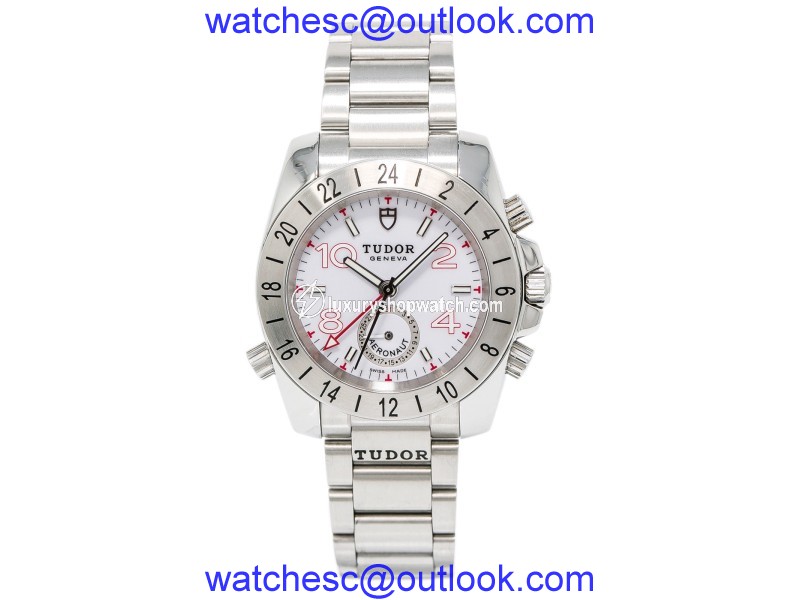 Tudor Aeronaut 20200 Stainless Steel White Dial Automatic 40mm Mens Watch Tudor