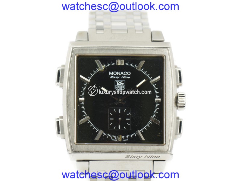 Tag Heuer Monaco CW9110-0 Stainless Steel Automatic Reversible 39mm Mens Watch Tag Heuer