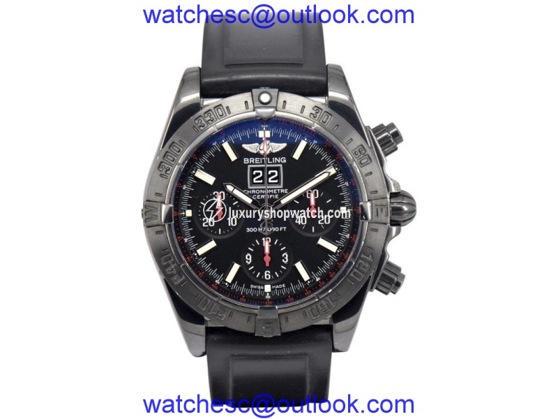 Breitling Blackbird M44359 Stainless Steel Limited Edition 44.5mm Mens Watch Breitling