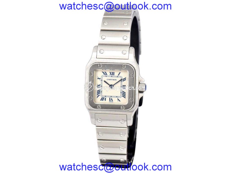 Cartier Santos 1565 Stainless Steel Quartz 24mm Womens Watch Cartier