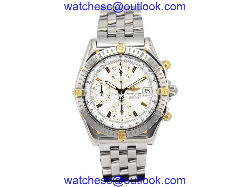 Breitling Chronomat B13352 Stainless Steel and Gold Plated Automatic 40mm Mens Watch Breitling