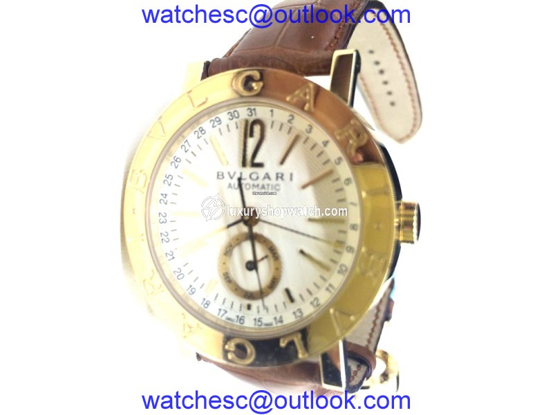 Bulgari GMT BB38GLAC 13 Yellow Gold 38mm Watch Bulgari