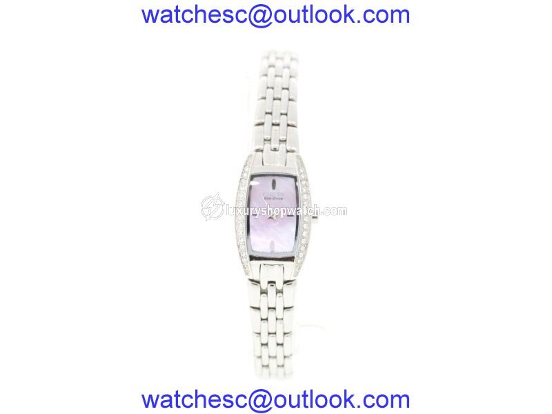 Citizen Eco-Drive Silhouette EG2740-53Y Stainless Steel with Mother of Pearl 17mm Womens Watch Citizen