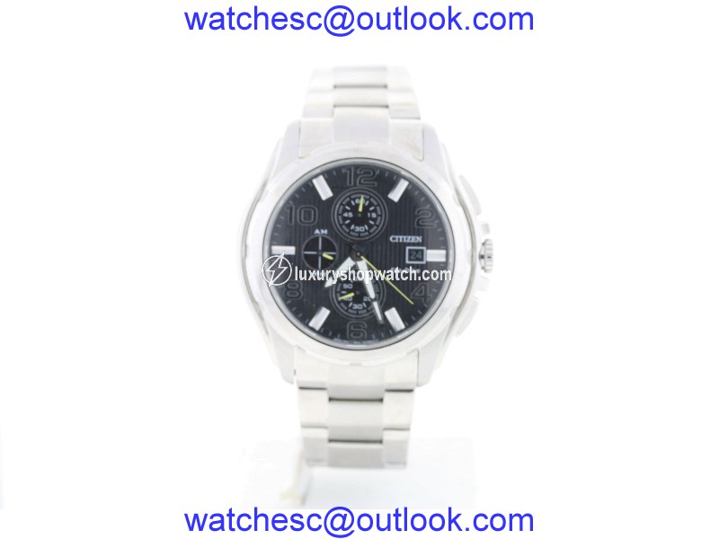 Citizen CA0271-56E Stainless Steel & Black Dial 43mm Mens Watch Citizen