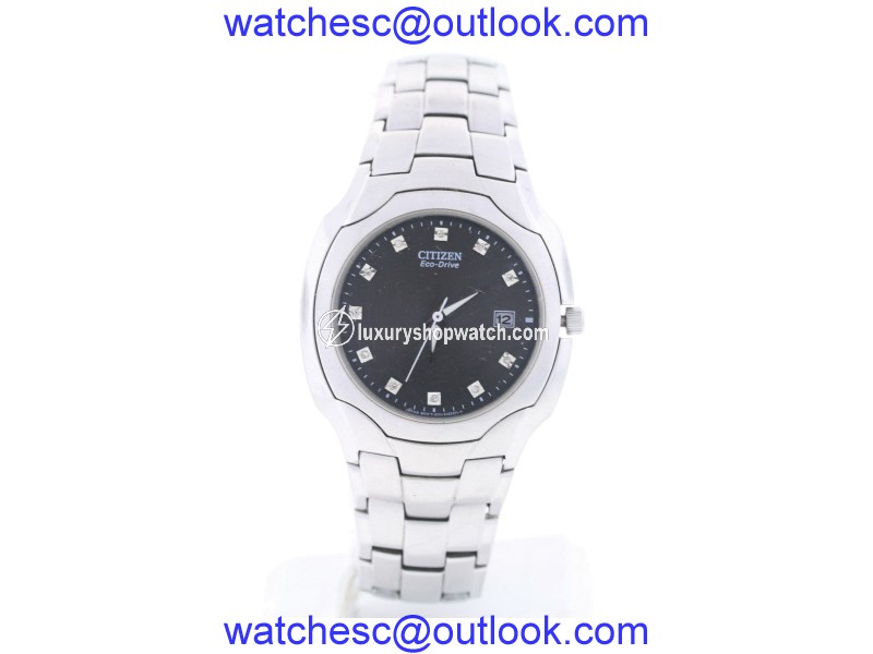 Citizen BM6010-55G Stainless Steel & Diamond 38mm Mens Watch Citizen