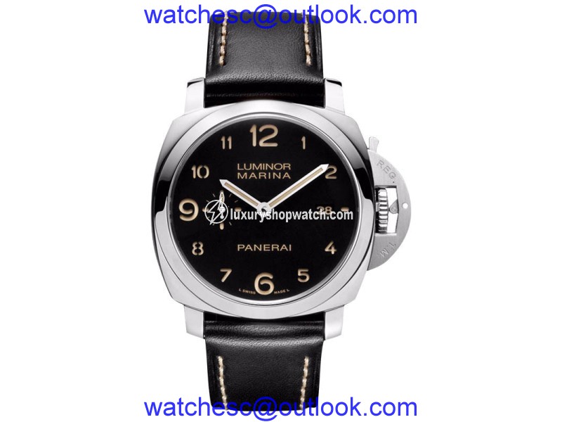 Panerai Luminora Marina PAM 00359 1950 Black Dial Mens Watch Panerai