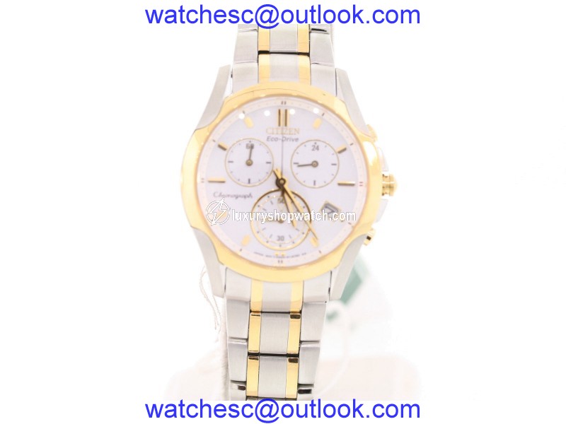 Citizen FB1114-51A Stainless Steel & Yellow Gold Plated 35mm Womens Watch Citizen
