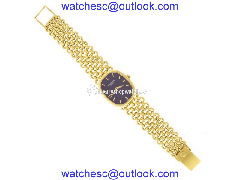 Patek Phillippe Golden Ellipse 18K Yellow Gold Manual 23mm Womens Watch Patek Philippe