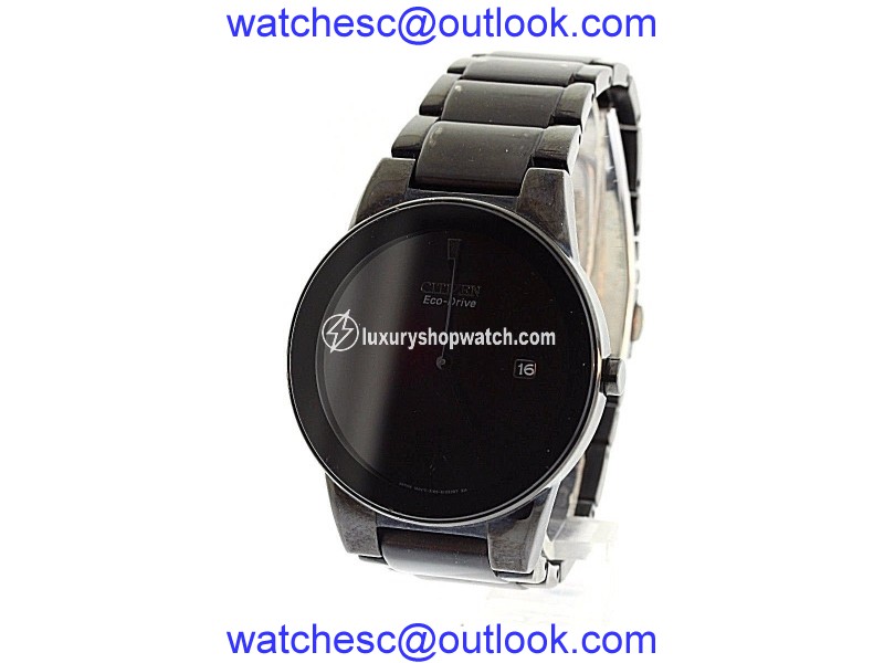 Citizen AU1065-58E Black Ion Plated Stainless Steel & Black Dial 40mm Mens Watch Citizen